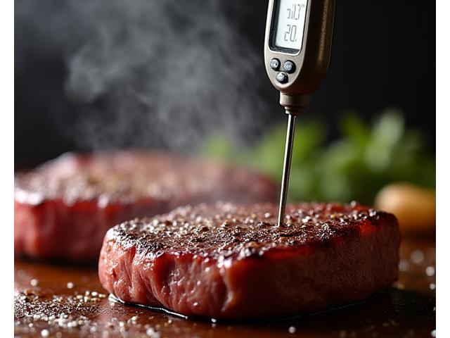 Digitales Fleischthermometer mit Bluetooth-Konnektivität